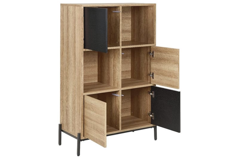 Moines Bokhylla 80 cm i Ek - Ljusbrun - Förvaring - Hylla - Bokhylla