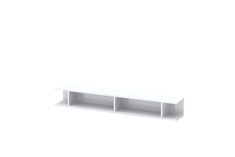 Monaco Vägghylla 138x21 cm - Vit - Förvaring - Hylla - Vägghylla