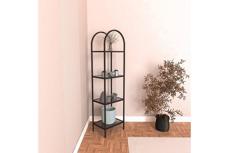 Monaia Bokhylla 80 cm - Svart - Förvaring - Hylla - Bokhylla