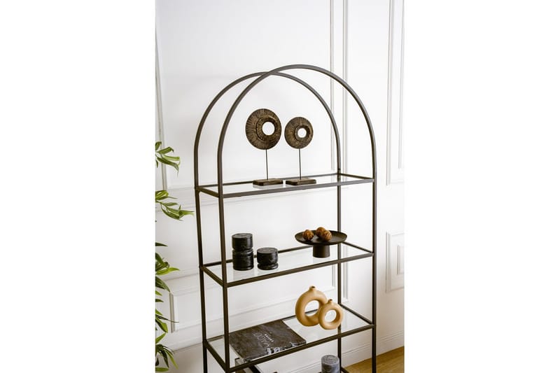 Monaia Bokhylla 80 cm - Svart - Förvaring - Hylla - Bokhylla