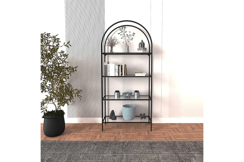 Monaia Bokhylla 80 cm - Svart - Förvaring - Hylla - Bokhylla