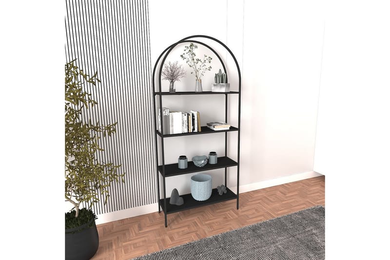 Monaia Bokhylla 80 cm - Svart - Förvaring - Hylla - Bokhylla