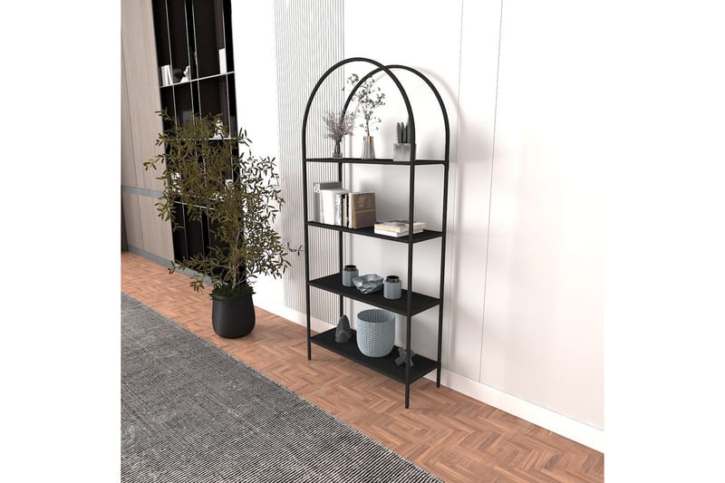 Monaia Bokhylla 80 cm - Svart - Förvaring - Hylla - Bokhylla