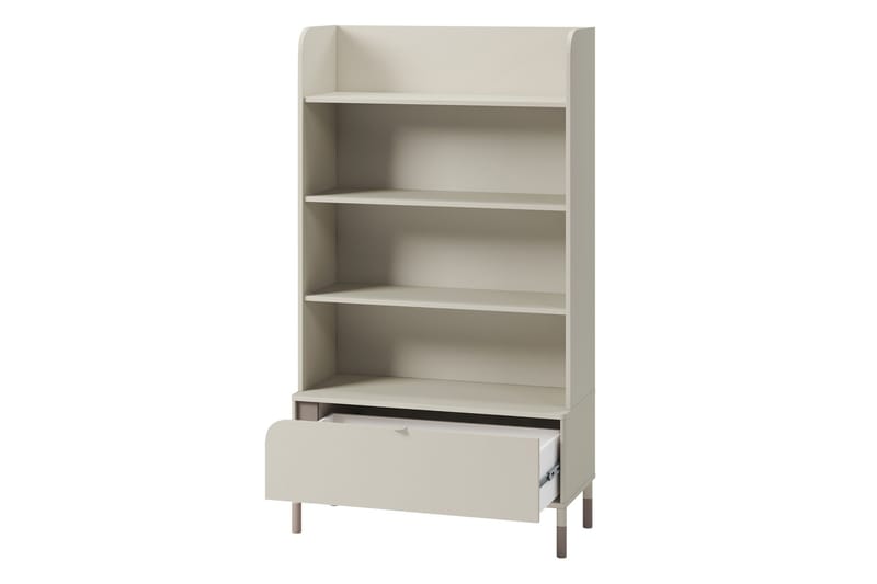 Monfort Bokhylla 89 cm i Ljust Trä - Beige - Förvaring - Hylla - Bokhylla
