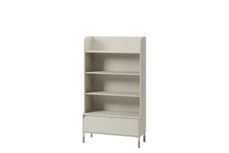Monfort Bokhylla 89 cm i Ljust Trä, Beige