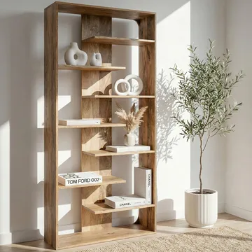 Moraro Fristående hylla 90 cm - Naturbrun - Förvaring - Hylla - Bokhylla