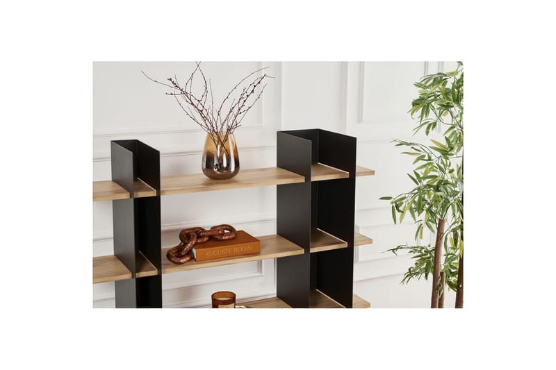 Nara Bokhylla 120 cm - Svart - Förvaring - Hylla - Bokhylla