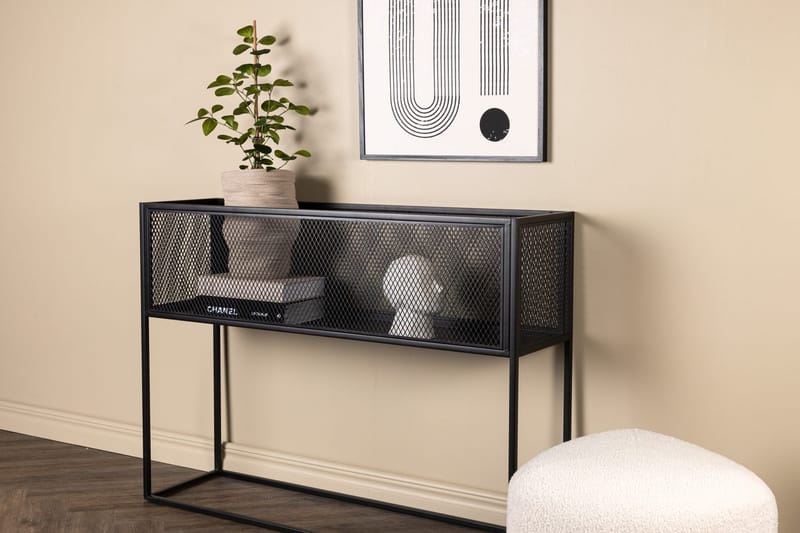 Netz Sidobord 110 cm - svart - Förvaring - Hylla - Hyllplan & hyllkonsol