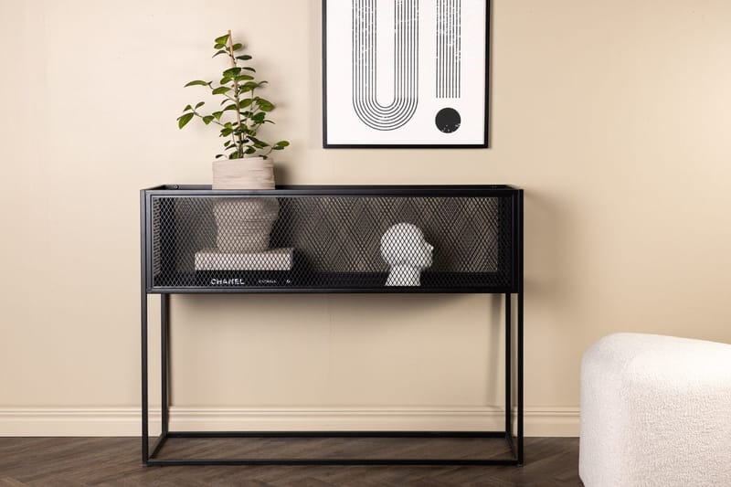 Netz Sidobord 110 cm, svart