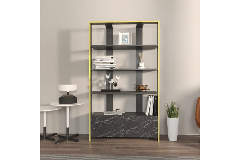 Ossin Bokhylla 93,6 cm - Svart - Förvaring - Hylla - Bokhylla