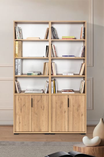 Pavio Bokhylla 120x187x30 cm - Sapphire Oak - Förvaring - Hylla - Bokhylla