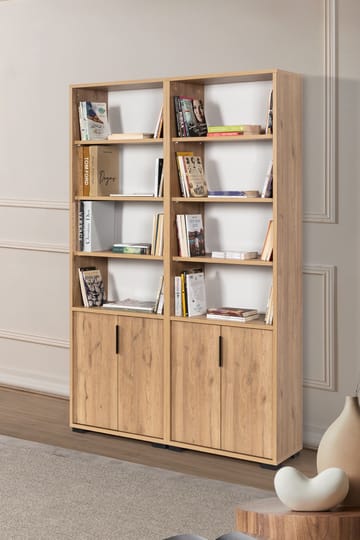 Pavio Bokhylla 120x187x30 cm - Sapphire Oak - Förvaring - Hylla - Bokhylla