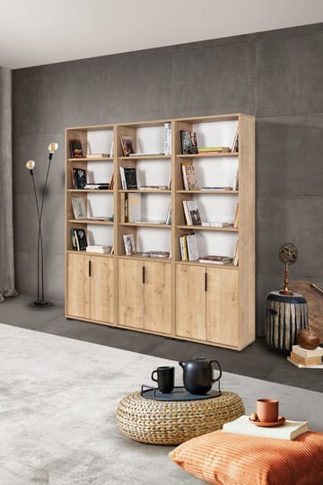 Pavio Bokhylla 180x187x30 cm - Sapphire Oak - Förvaring - Hylla - Bokhylla
