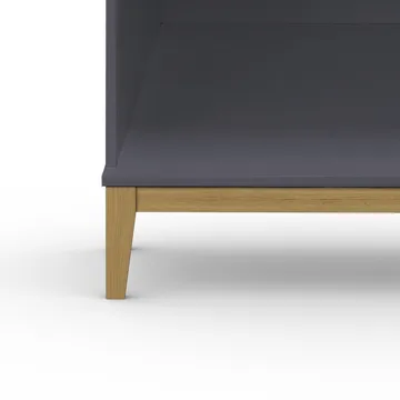 Pelle Bokhylla 80x191 cm - Grå/Wotan-ek - Förvaring - Hylla - Bokhylla