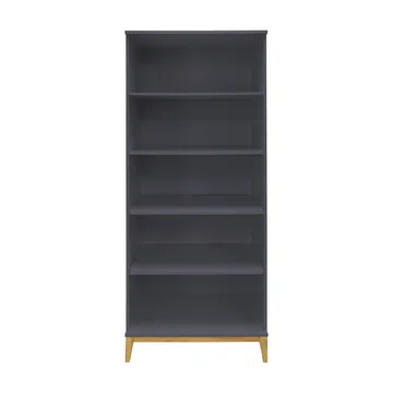 Pelle Bokhylla 80x191 cm - Grå/Wotan-ek - Förvaring - Hylla - Bokhylla