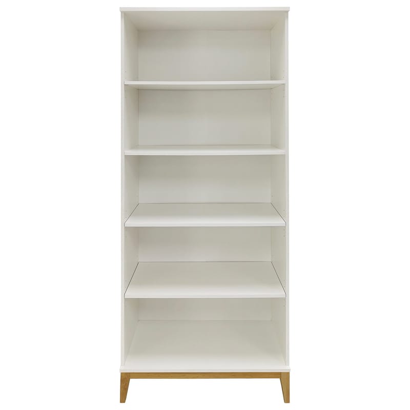 Pelle Bokhylla 80x191 cm - Vit/Wotan-ek - Förvaring - Hylla - Bokhylla