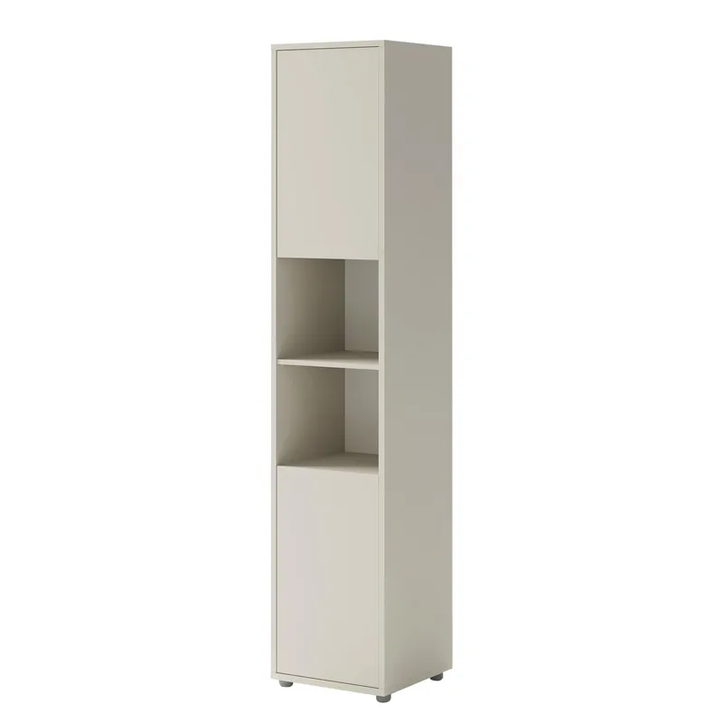 Rauk Bokhylla 45x218 cm i Ljust Trä, Ljusbeige