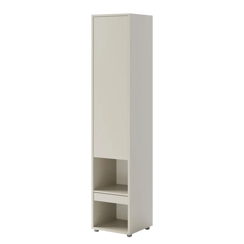 Rauk Hög Bokhylla 45x218 cm i Ljust Trä, Ljusbeige