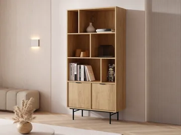 Rolden Bokhylla 90 cm i - Svart|Brun - Förvaring - Hylla - Bokhylla