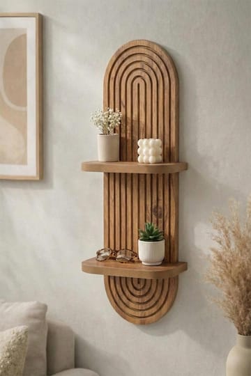 Savik Vägghylla 26x35x13 cm - Ek - Förvaring - Hylla - Vägghylla