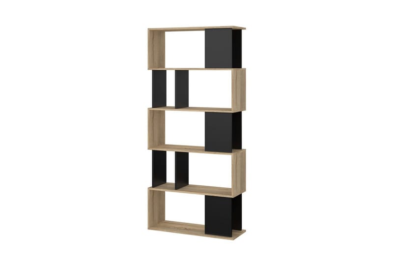 Shivani Bokhylla 80 cm - Natur/Svart - Förvaring - Hylla - Bokhylla