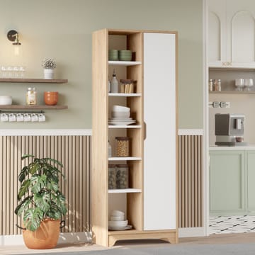 Solor Bokhylla 72 cm i Ek - Vit|Brun - Förvaring - Hylla - Bokhylla