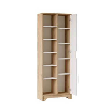 Solor Bokhylla 72 cm i Ek - Vit|Brun - Förvaring - Hylla - Bokhylla
