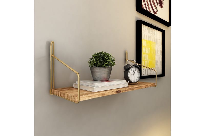 Souma Vägghylla 45 cm - Brun - Förvaring - Hylla - Vägghylla