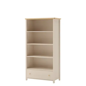 Storys bokhylla 85x162 cm - Beige, ek - Förvaring - Hylla - Bokhylla