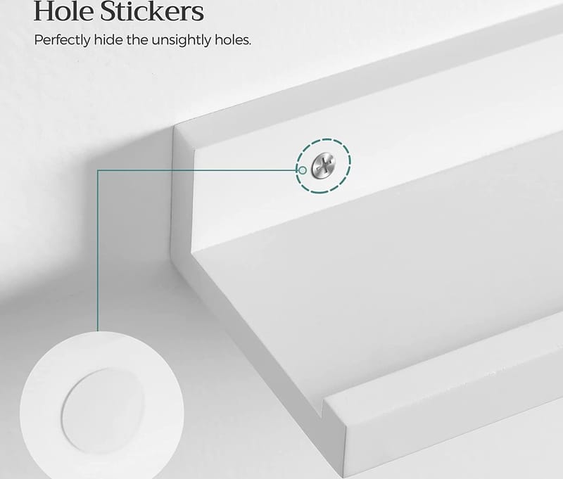 Suwon vägghylla 38 cm, 3-pack - Vit - Vit - Förvaring - Hylla - Vägghylla