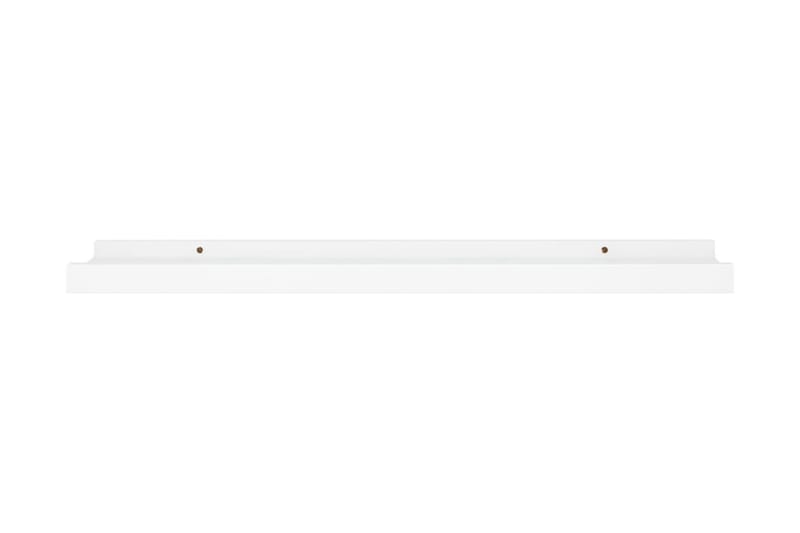 Tavellist 2 st vit 60x9x3 cm MDF - Vit - Förvaring - Hylla - Tavelhylla & tavellist
