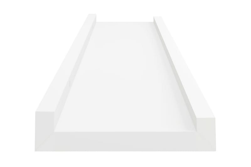 Tavellist 2 st vit 60x9x3 cm MDF - Vit - Förvaring - Hylla - Tavelhylla & tavellist