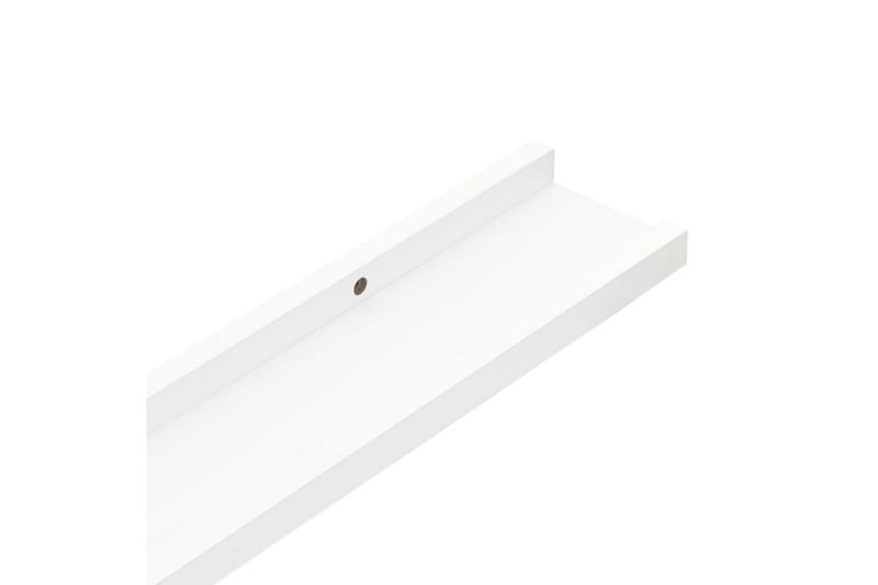 Tavellist 2 st vit 60x9x3 cm MDF - Vit - Förvaring - Hylla - Tavelhylla & tavellist