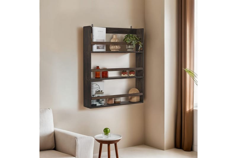 Teno Vägghylla 73 cm - Svart - Förvaring - Hylla - Vägghylla