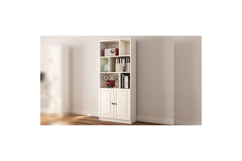 Torvin Bokhylla 70 cm - Matt Vit - Förvaring - Hylla - Bokhylla