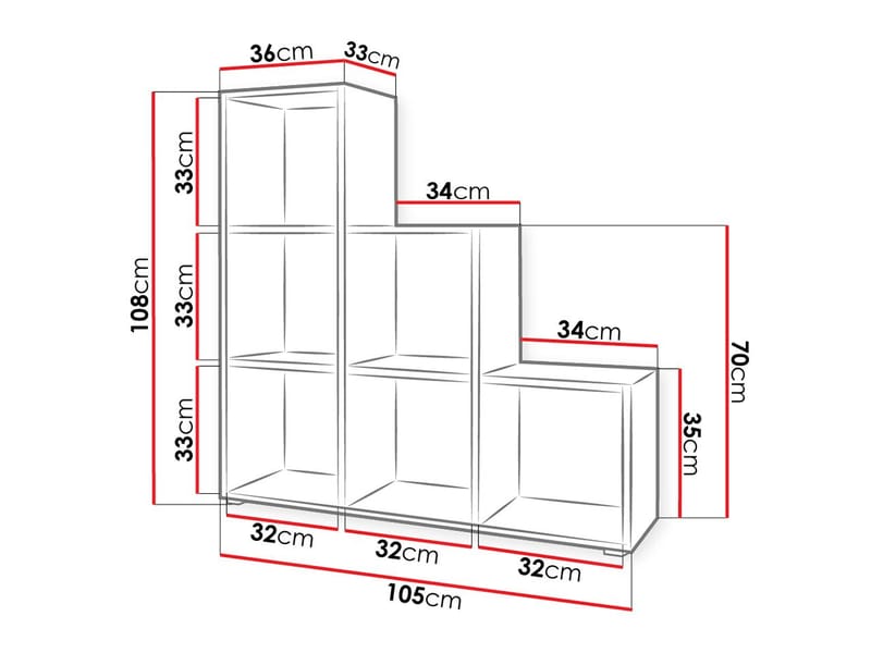 Triorana Hylla 105 cm - beige - Förvaring - Hylla - Hyllplan & hyllkonsol