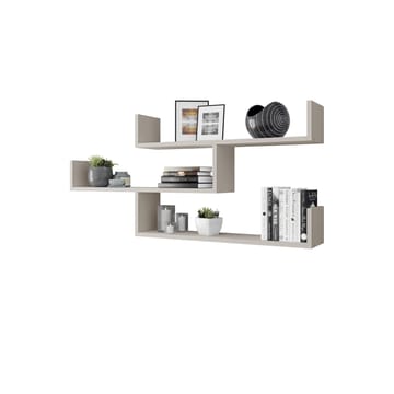 Triorana Vägghylla 119 cm - beige - Förvaring - Hylla - Vägghylla