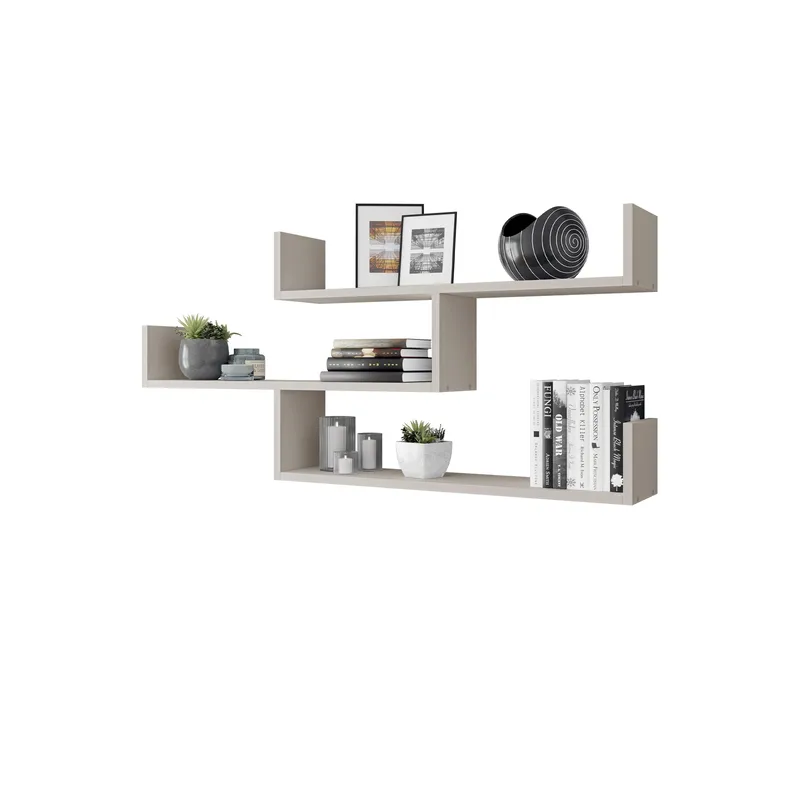 Triorana Vägghylla 119 cm, beige