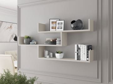 Triorana Vägghylla 119 cm - beige - Förvaring - Hylla - Vägghylla