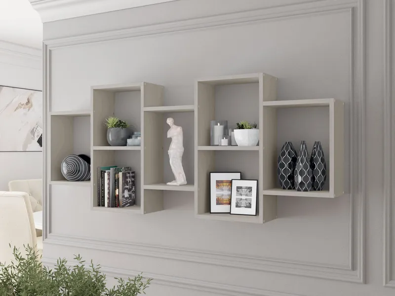 Triorana Vägghylla 161 cm - beige - Förvaring - Hylla - Vägghylla