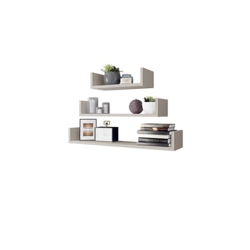 Triorana Vägghylla 80 cm - beige - Förvaring - Hylla - Vägghylla