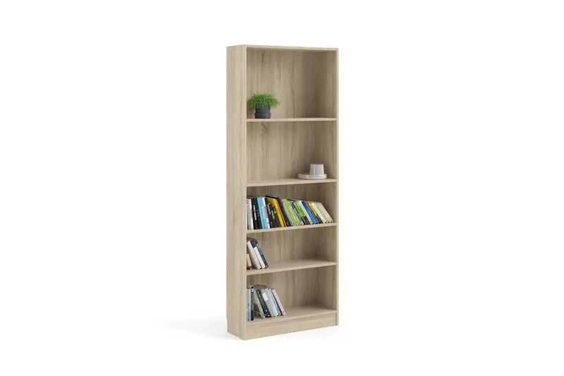 Trysil Bokhylla 79 cm i Ek - Beige - Förvaring - Hylla - Bokhylla