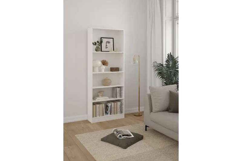 Trysil Bokhylla 79 cm - Vit - Förvaring - Hylla - Bokhylla