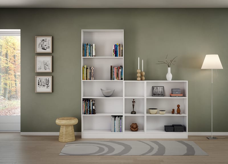 Trysil Bokhylla med 2 hyllor 79x27x107 cm - Förvaring - Hylla - Bokhylla