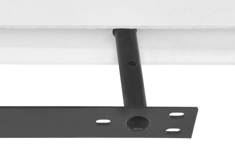 2 Flytande vägghyllor i MDF 100x20x3,8 cm vit - Vit - Förvaring - Hylla - Vägghylla