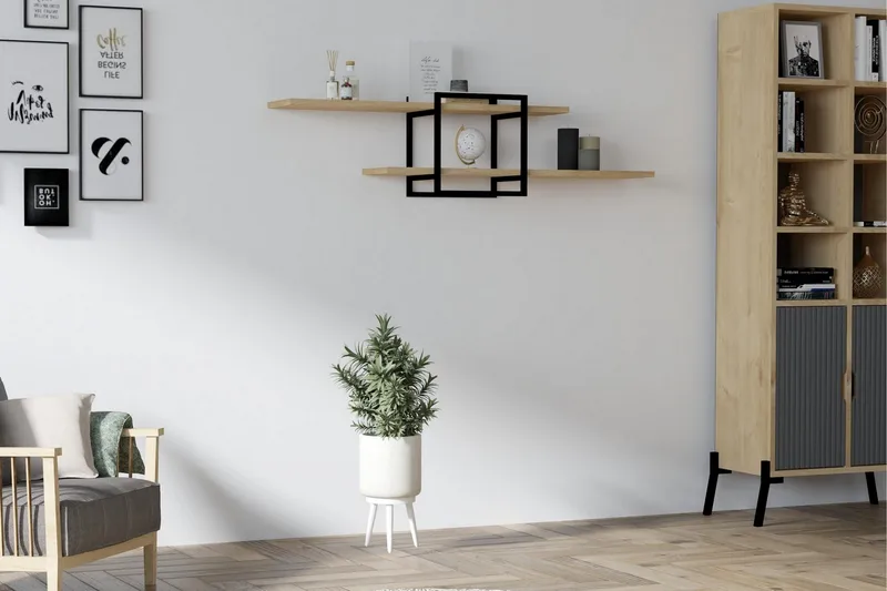 Andifli Vägghylla 120x30 cm - Blå - Förvaring - Hylla - Vägghylla