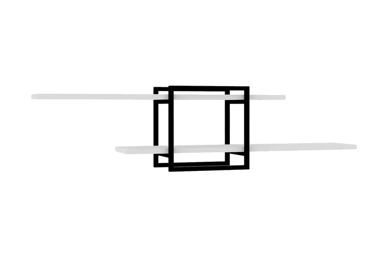 Andifli Vägghylla 120x30 cm, Vit