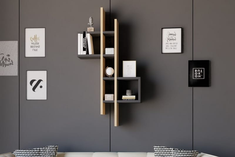 Andifli Vägghylla 53,8x108 cm - Blå - Förvaring - Hylla - Vägghylla