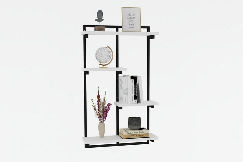 Andifli Vägghylla 70x120 cm - Vit - Förvaring - Hylla - Vägghylla