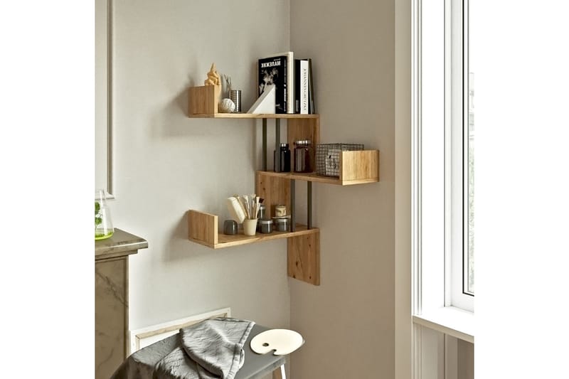 Aobrey Vägghylla 60x60 cm - Natur - Förvaring - Hylla - Vägghylla